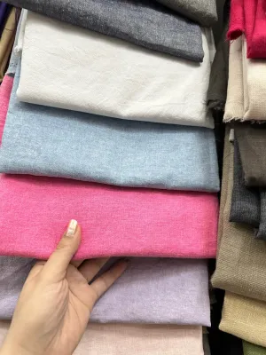 Vải linen cotton Hàn . Khổ vải 14m