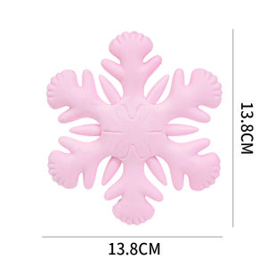 Fun Silicone Dog Toys Chew Toys Teeth Cleaning Toys for Puppies Biting Resistance Horse Shoe Shaped Pet Playthings