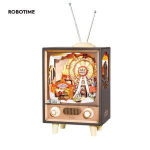 Robotime ROKR โรงงานหินอ่อนช็อกโกแลต3D เกมปริศนาไม้โมเดลตัวต่อของเล่นสําหรับเด็กผู้ใหญ่ของขวัญวันเกิด