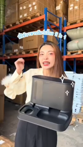 ที่ให้อาหารสัตว์เลี้ยง ที่ให้น้ำสัตว์เลี้ยง ที่ให้อาหาร-น้ำอัตโนมัติ เกรดพรีเมี่ยม 2IN1 ถ้วยอาหารแมว ถ้วยอาหารสุนัข