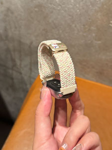 Cute Metal Clasp Xiaomi Bracelet Bands Thin Nylon Woven for 9 Pro/8 Pro and NFC Versions