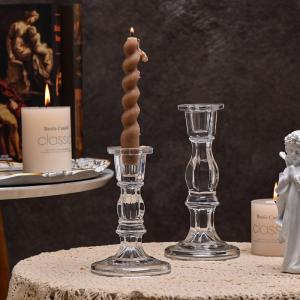 โคมเทียนแก้วสไตล์ยุโรป โคมเทียนยาว ตกแต่งงานแต่งงาน ตกแต่งโต๊ะอาหาร ตกแต่งบ้าน วัสดุแก้ว แหล่งกำเนิดจีนแผ่นดินใหญ่