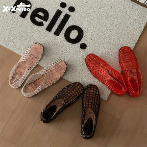 XIXITIAO | Mesh Crystal Jelly Sandals