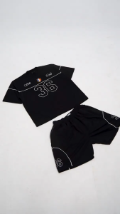 Benidson One Set Oversized Jersey Boxy French Cold Hitam