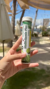 Viên sủi Lemon hương chanh tuýp 20 viên thanh mát hỗ trợ bổ sung vitamin và khoáng chất