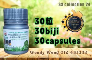 New Life 50倍浓缩小麦草与苜蓿芽汁+Q10 （30粒装/120粒装/390粒配套)