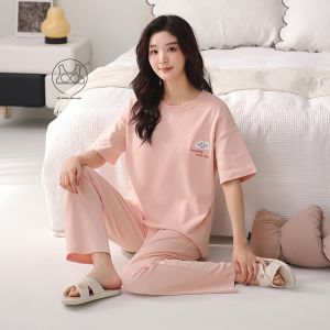 Bộ đồ ngủ nữ MiiOW Cat Person làm bằng vải cotton có đệm ngực thoải mái