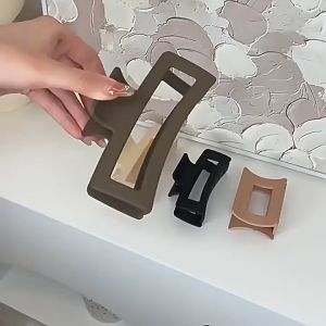 JEPIT RAMBUT SUPER JUMBO KOREA 13 CM JEDAI DOFF PERSEGI PANJANG JEPITAN RAMBUT UKURAN BESAR