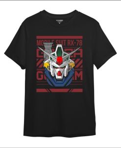 Kaos anime Gundam RX kartun robot distro pria