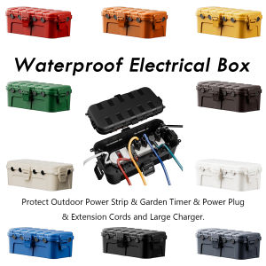 29x13.2x10cm Weatherproof Connection Box Outdoor Extension Cord Cover Outdoor Electrical Cover For Outside Power Cord/Plug/Strip