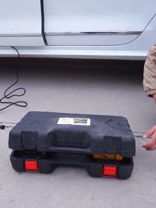 12V Electric Car Jack Equipment Electric Hydraulic Jack Lifting Car Scissor Jack Electric Wrench Tool Jek Tayar Kereta