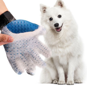 VALUE PACK (Set of 3 right hand gloves) - Pet Hair Remover Glove - Gentle Pet Grooming Glove Brush - Deshedding Glove - Massage Mitt with Enhanced Five Finger Design - Perfect for Dogs & Cats with Long & Short Fur