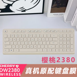 Cherry DW2380 Keyboard Protective Film Wireless Mouse Pad Silicone Dust Cover Anti Dust Skin 98 Keys Desktop Computer Waterproof Shield