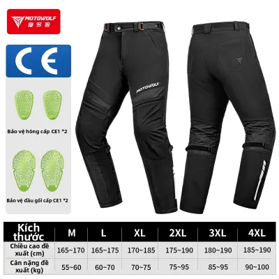 MOTOWOLF | Áo Mô Tô Chống Thấm Kháng Va Đập Thoáng Khí