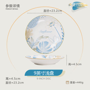 Large 10-Inch Dinner Plate Japanese Style Steak Plate Deep And Shallow Bone Dish Home Use 2025 New Model Ceramic Diningware
