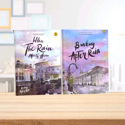 Paket 2 Buku Novel When The Rain Meets Hema - Bandung After Rain ( Isi 2 Buku )
