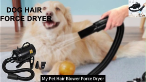 6800W Pet Dryer Hair Blower Dog Cat Insulated Grooming Blaster Animal Power Airflow Portable Professional