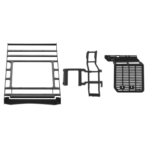 FIT CLUB | Car Roof Platform Luggage Rack Climbing Ladder Side Mounting Plate for Outdoor Modification