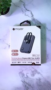 Mazer POWER.LINK TRIO 10.0 PD20W 10000mAh Power Bank Mazer Powerlink Charger Trio Triple Power Supply - Lazada