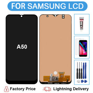 6.4" LCD For Samsung Galaxy A50 A505 SM-A505F A505G/DS Display Touch Screen Digitizer Assembly With Frame Replacement