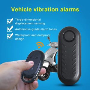 Bicycle Vibration Alarm with IP55 Waterproof 110dB Loud Siren Anti-Theft Security Device for Bike Motorcycle Scooter