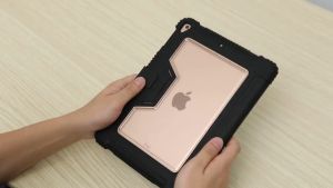 Bao Da Cao Cấp Dành Cho iPad 10 2022/ iPad Gen 10/ iPad 10.9 2022 chính hãng Nillkin Bumper Learth Case Pro Có ngăn đựng bút Viền Dẻo Chống sốc Hỗ trợ đóng ngắt màn hình - Hàng Chính Hãng