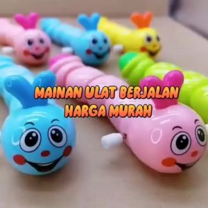 Mainan Ulat Putar Bergerak Berjalan - Mainan Anak-anak - Toys
