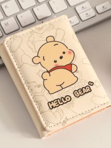 Short Wallet Female Cute Kids Girl Thin Student Girl Wallet Young Adult Heart Boy Mini Purse Foldable