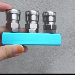 SML 3way/4way/5way Compressor Fitting 1/4Quick Connector Air Has Distributor Pneumatic Fitting C type Coupler Manifold