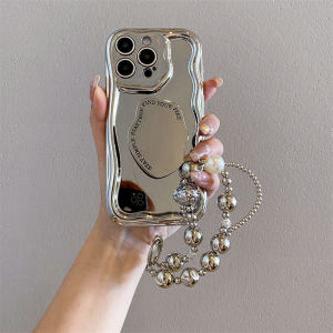 Silver Plated English Phone Stand Compatible with iPhone 17 pro Apple 15 pro Max Bracelet 13 Diagonal Hanging Rope 12 Simple Womens Model 15 pro Mirror 14 plus Advanced 11 New Model PM