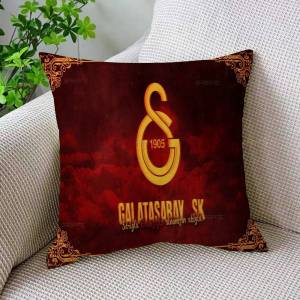 KULECHAOWAN | Football Team Galatasaray Pillow Cover Design Cushion Cover Decor Holiday Decorati