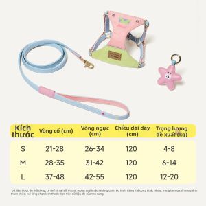 MIAOXIAOYUAN | Dây Dắt Mèo Điều Chỉnh Không Gây Hẹn Cổ