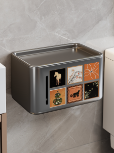 Toilet Paper Holder Organizer Wall Mount