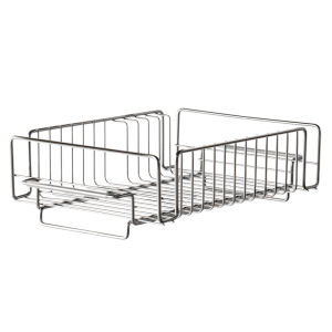 LANJIAOLUO | Adjustable 304 Stainless Steel Bowl and Plate Rack