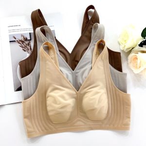 บางเฉียบไร้รอยต่อ ฤดูร้อน บราสําหรับผู้หญิงเต็มถ้วยหูกระต่าย ดีไซน์ ป้องกันการหย่อนคล้อยและการฉายภาพเต้านมหญิงสาวเหมาะสําหรับ