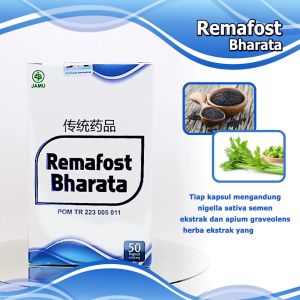 Obat Rematik Asam Urat Syaraf Kejepit Herbal Remafost Bharata 100% Asli