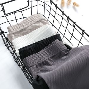 กางเกงชั้นในผ้าไหมน้ำแข็งสำหรับผู้หญิง ทรงสลิมฟิต ทรงเอวสูง ทรงบาง ใส่สบาย ระบายอากาศได้ดี ทรงลำลอง ฤดูร้อน 2023