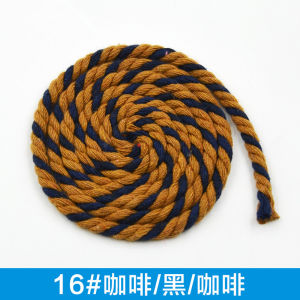 Mixd Colors 5mm 5 Meters 3 Shares Cotton Rope Twisted Ropes Decorative String Bag Clothes Braid Macrame Cord Home Textile Sewing