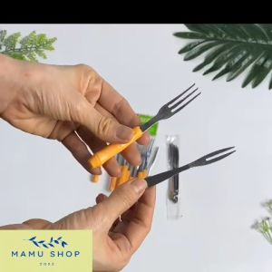 Nĩa ăn trái cây nĩa ăn ốc inox (10 cái) mamu shop 2 loại