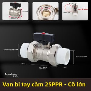 danxilu | Van Cầu Nối Đôi Đồng Nóng Chảy Phù Hợp Ống Nước