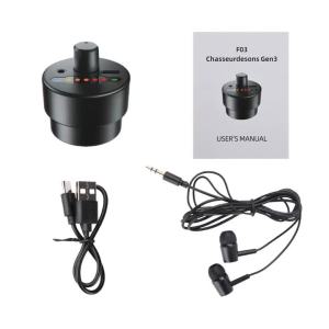 F03 High-Sensitivity Pipe Leak Locator Acoustic Leak Detection Device for Water Pipes and Underfloor Heating Type C Interface