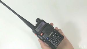 【FREE Earphone】2 Pcs BaoFeng UV-5R Portable Walkie Talkie Dual Band Two Way Radio Pofung UV5R Ham Radio Transceiver UV5R Promo Battery 1800mAh