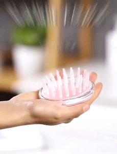 Soft Silicone Shampoo Massage Brush Dandruff Itching Wet And Dry Massage Brush