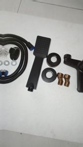 [VIENA] Kran Bathtub Keran Mixer Panas Dingin BT-005 Hitam Anti Karat + Komplet Shower