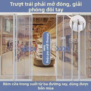 Winter Use Transparent PVC Magnetic Curtain