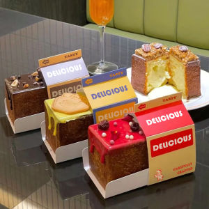 Creative Milk Box Shape Mini Baking Cake Box Bread Toast Pastry Sourdough Baking Utensils Kitchen Cooking Tools Baking DIY