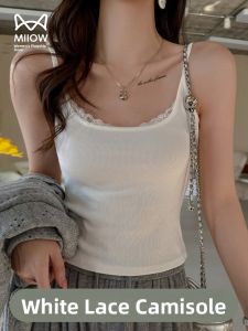 MiiOW | Sensual Back Lace Tank Top for Layering Conceal Underarms