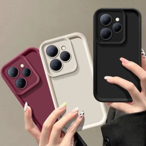 EUCAGR For Infinix Smart 8 HD Case Infinix Smart 8 Pro Phone Case  Smart 8 Plus Anti Fall prevention Luxury Matte Soft TPU Cover