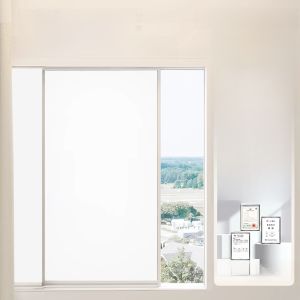 Thickened Frosted Glass Stickers Privacy Protection Transparent Decorative Window Film for Living Room Bathroom Home Decor
