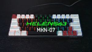 NYK Nemesis Helens MKN-07 Wired Mechanical Gaming Keyboard USB MKN07 63 Keys